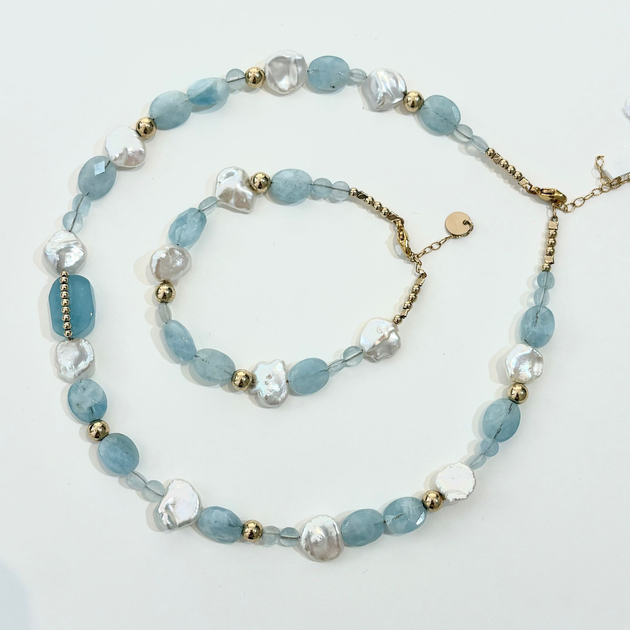 1YA0326-536 [YAY PARIS] Cowrie Necklace and Bracelet Set #SS26_C103_100 (EU)