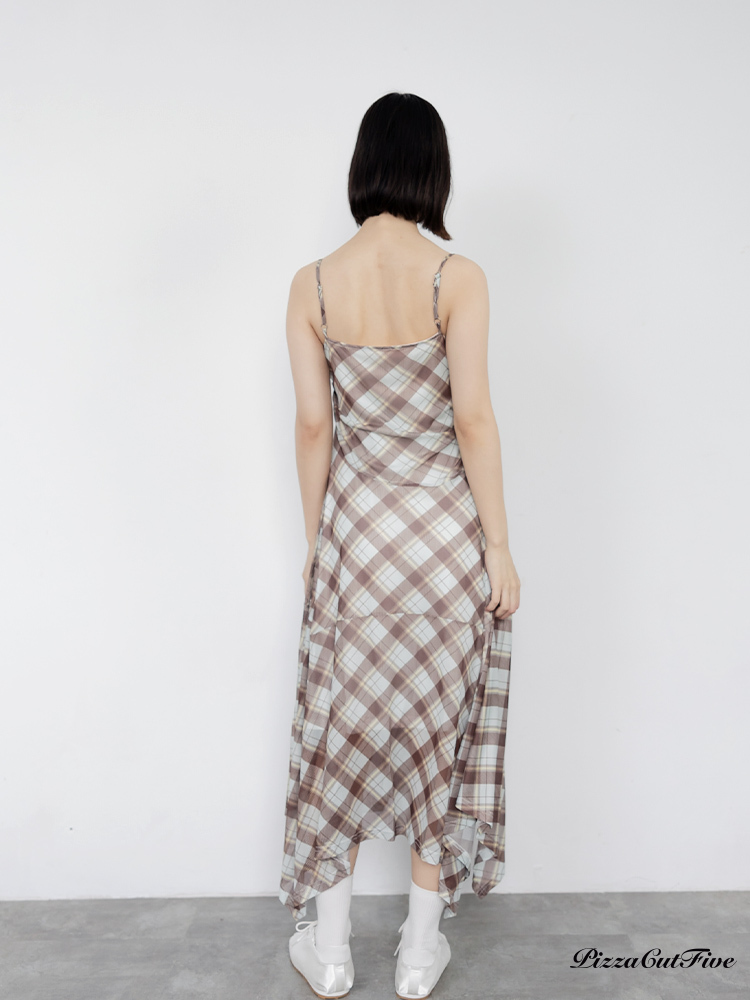 格紋細肩洋裝 PizzaCutFive PCF262487055