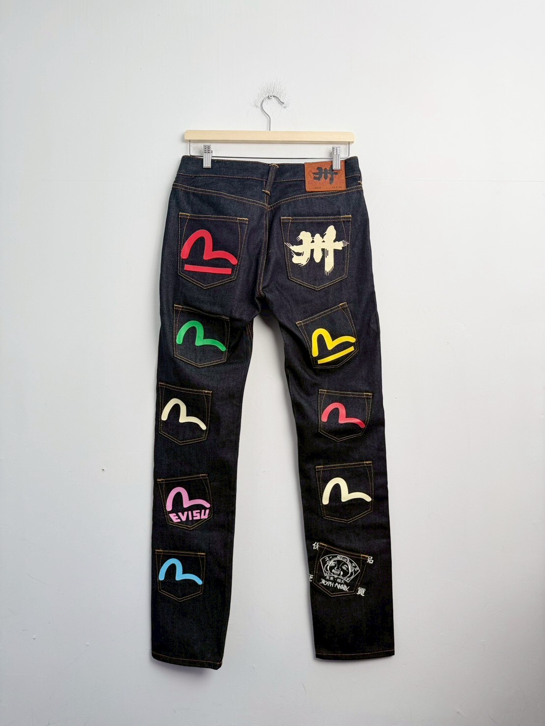 EVISU 30 Anniversary Capsule Collection Multi- pocket JEANS SIZE W30