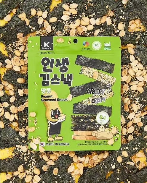 【直播】WOOK'S LX040675 紫菜花生20g