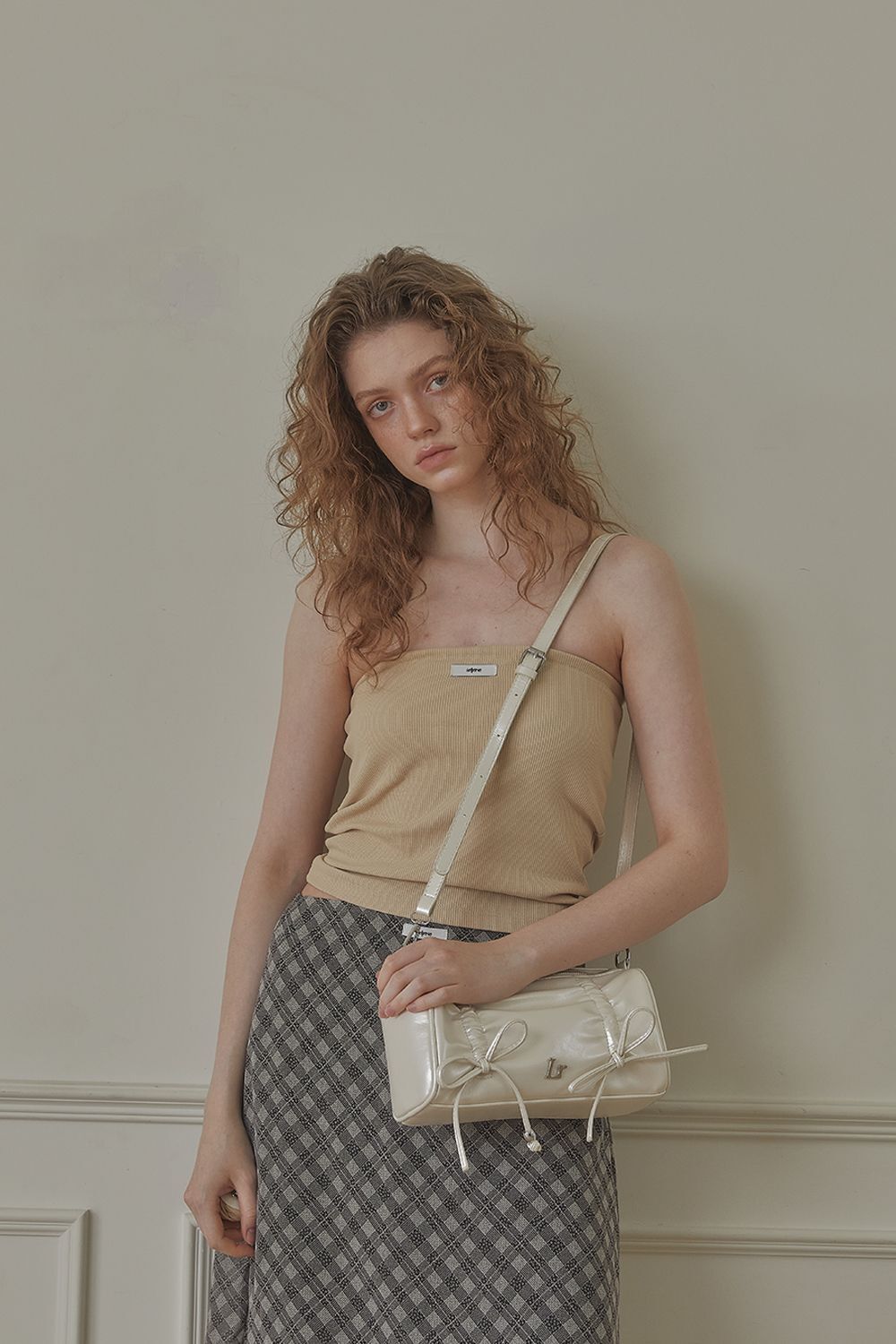 LETERIE 抽褶緞帶包 SHIRRING