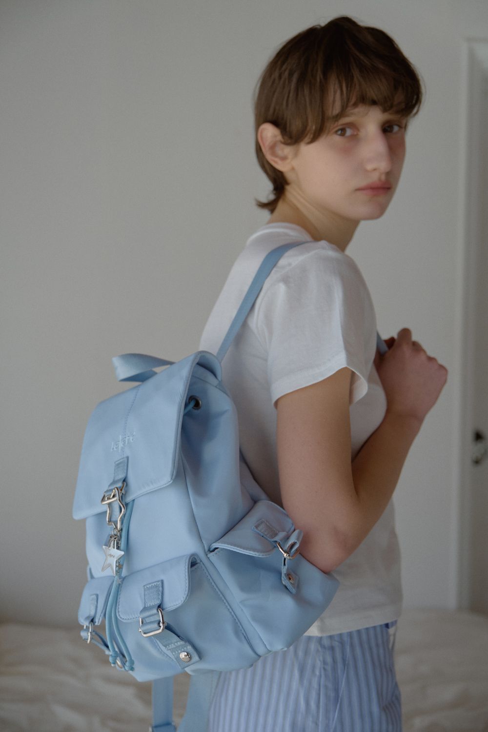 LETERIE 口袋後背包 藍色 LETERIE POCKET BACKPACK_BLUE