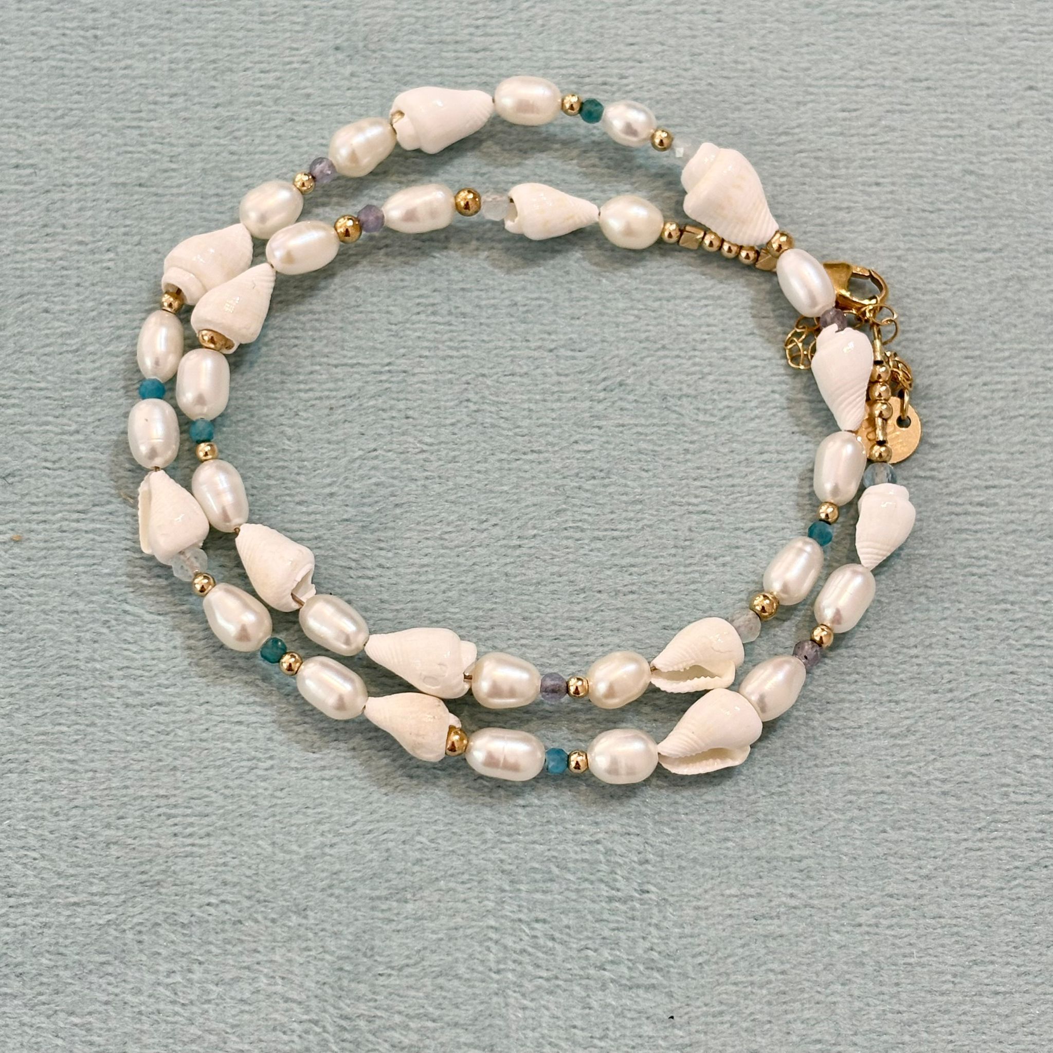 1YA0326-497 [YAY PARIS] Stella Necklace - Seashell #510emst102 (EU)