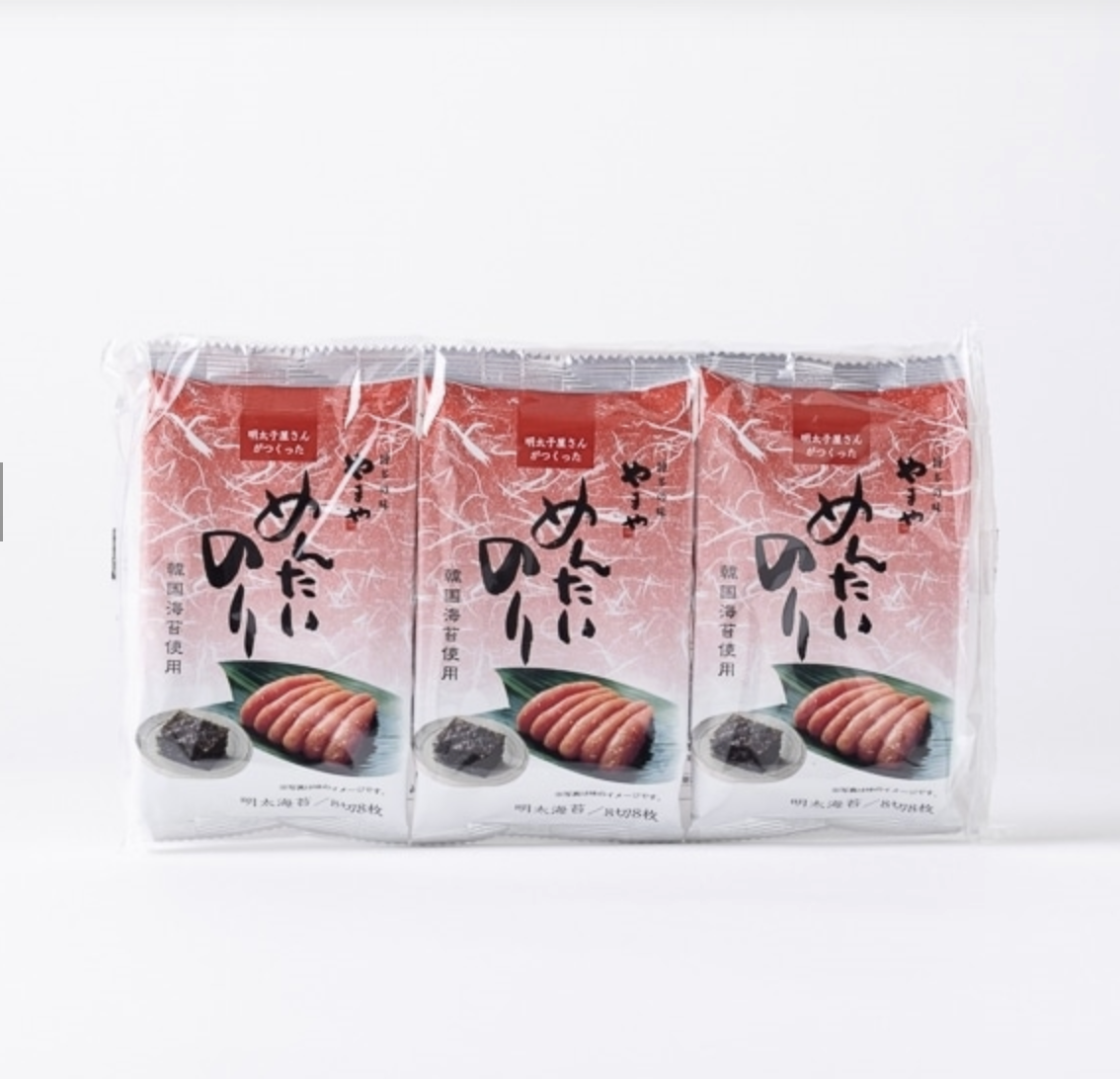 [連線] やまや 韓國明太子海苔（3入）