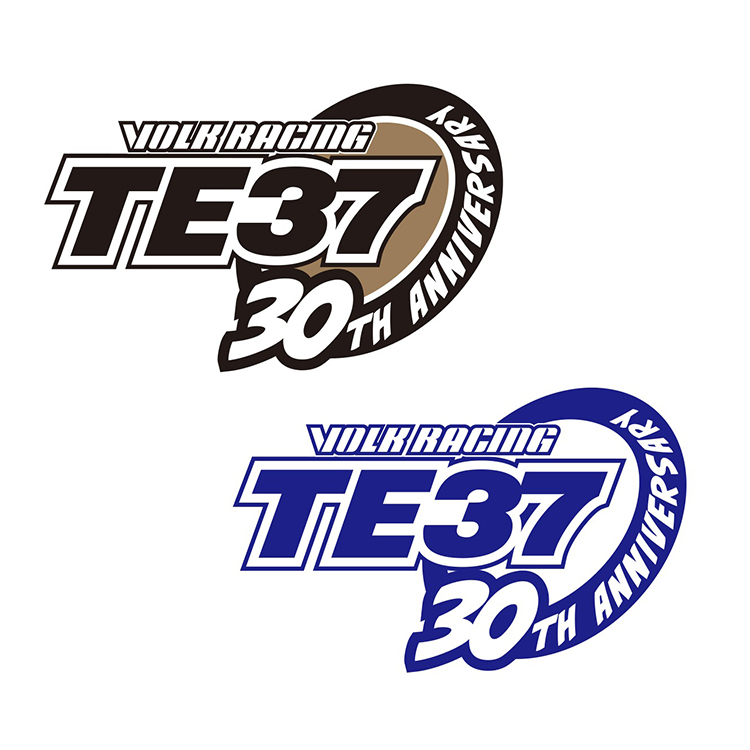 RAYS TE37 30周年紀念貼紙