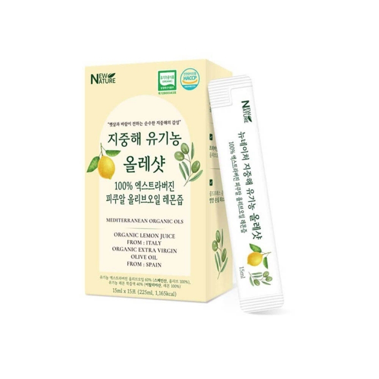 【直播】NEW NATURE LX040668  橄欖油檸檬汁 (15ml x 15包)