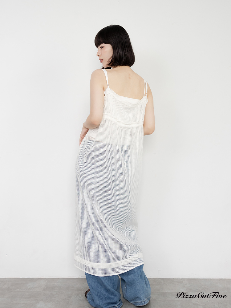 直條壓紋造型背心洋裝 PizzaCutFive PCF262487061