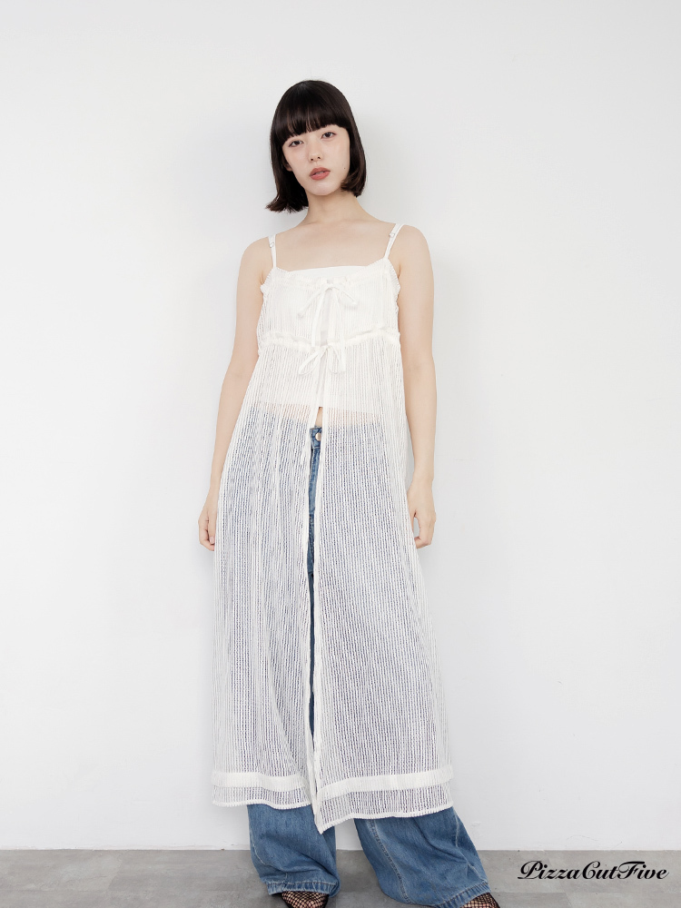 直條壓紋造型背心洋裝 PizzaCutFive PCF262487061