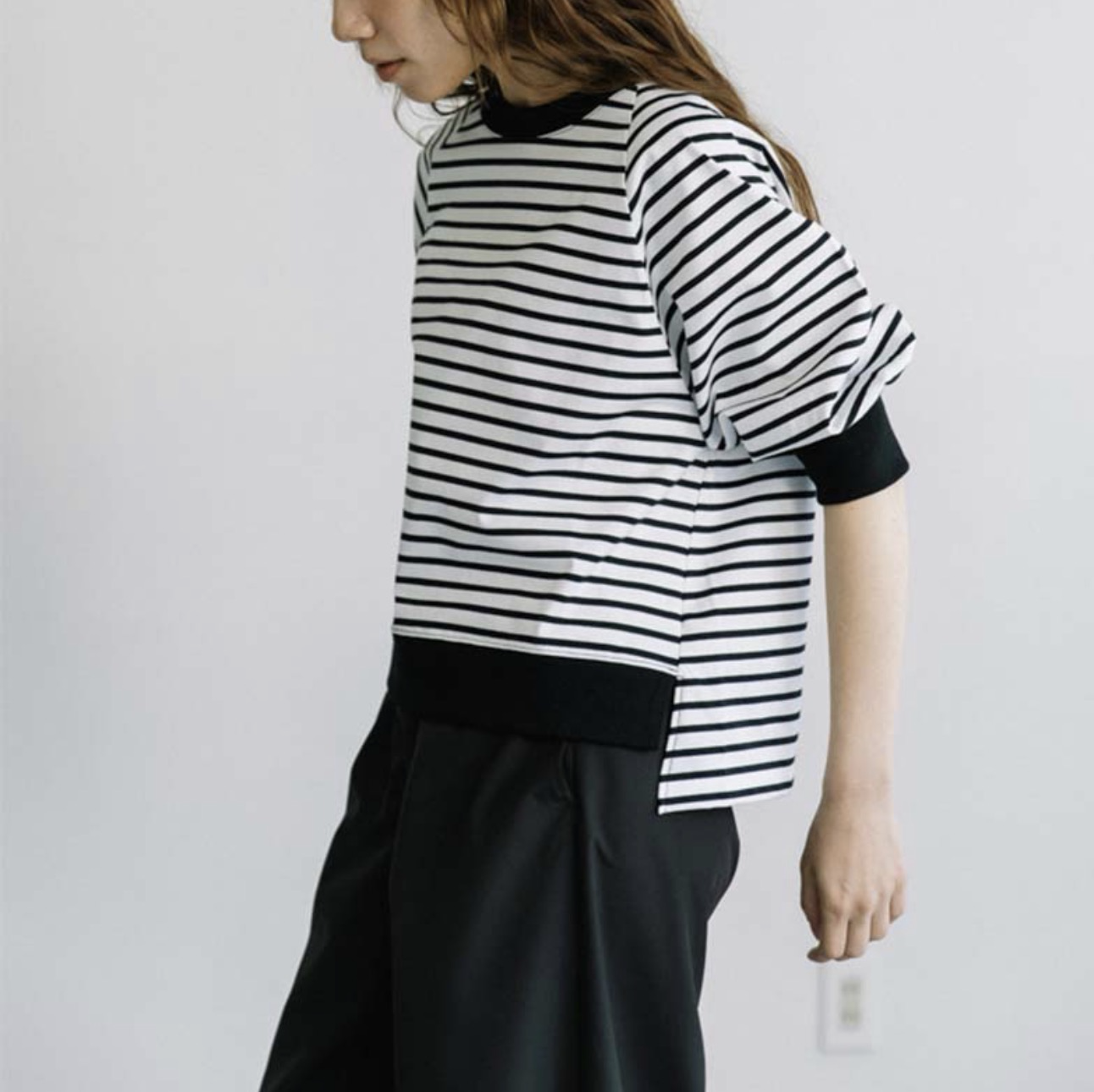 LIYOC插肩袖套頭衫 / 邊飾 [日本製造]