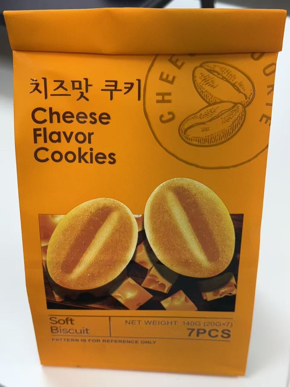 【直播】 韓國  LX040664  芝士味咖啡豆餅乾 140g