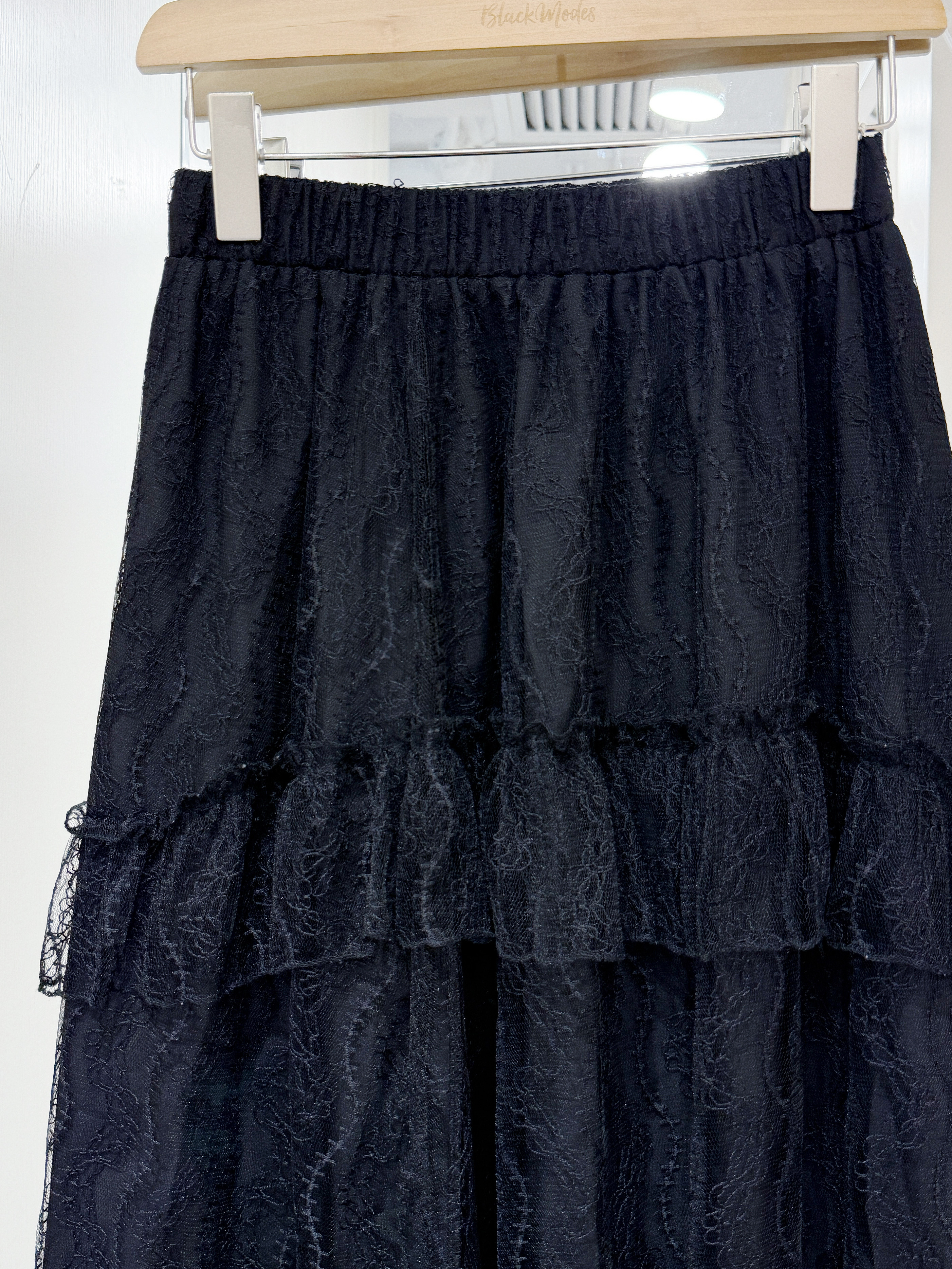 D0560｜波浪感蕾絲layer長裙⊹ ｡⁖✦