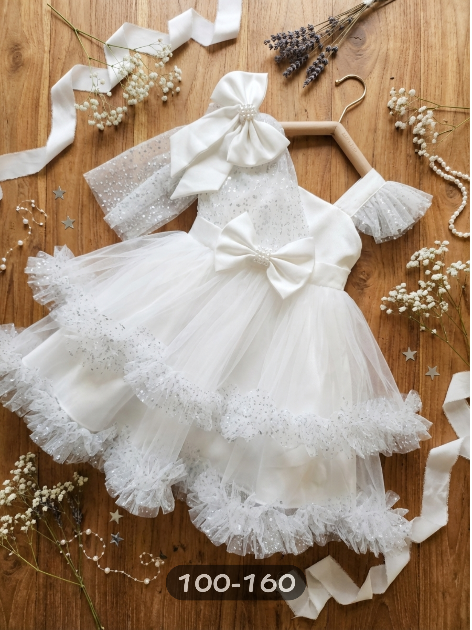 雙蝴蝶結滿天星 洋裝/小禮服