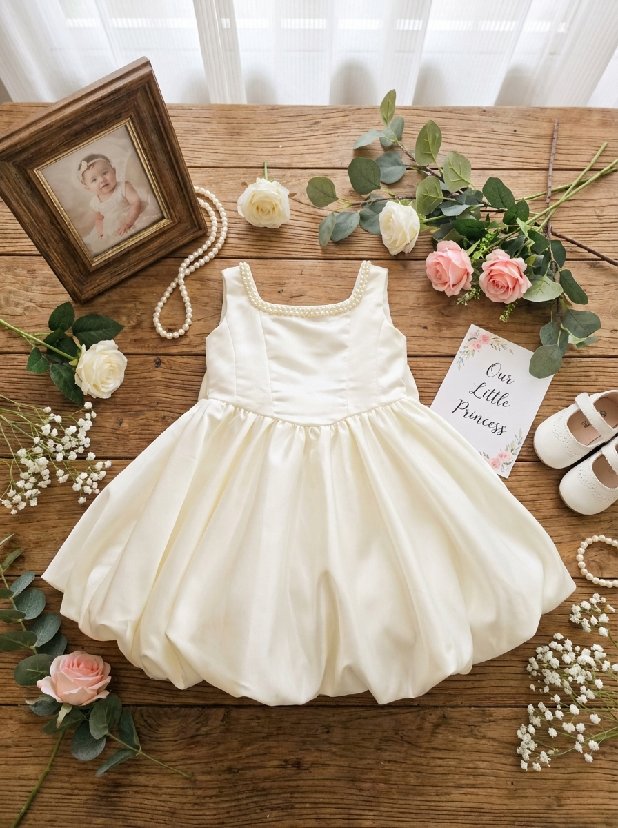 奶霧緞香檳 洋裝/小禮服