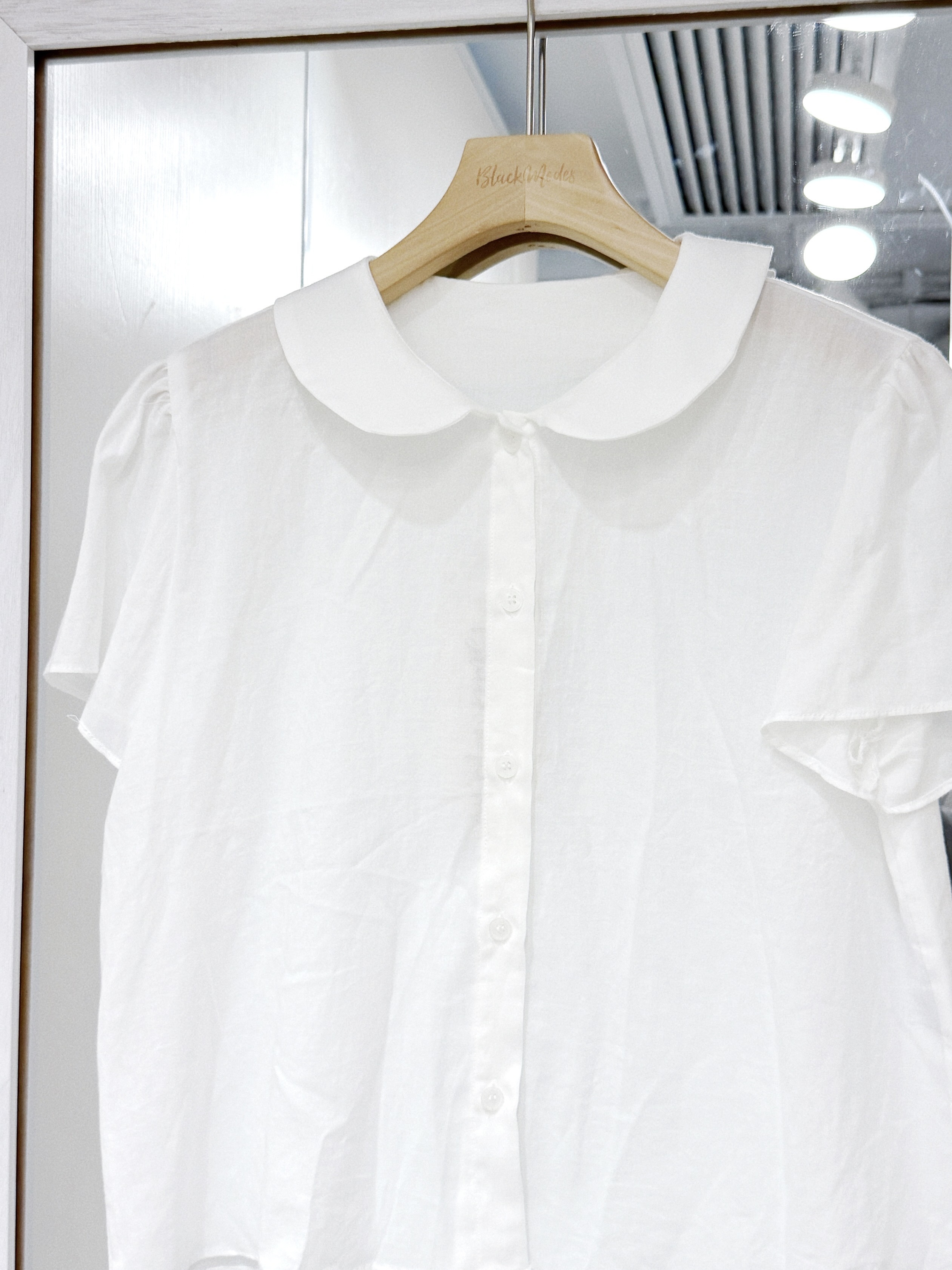 T1388｜Cute!!娃娃領泡泡䄂恤衫上衣☁️˖⸝⸝₊˚