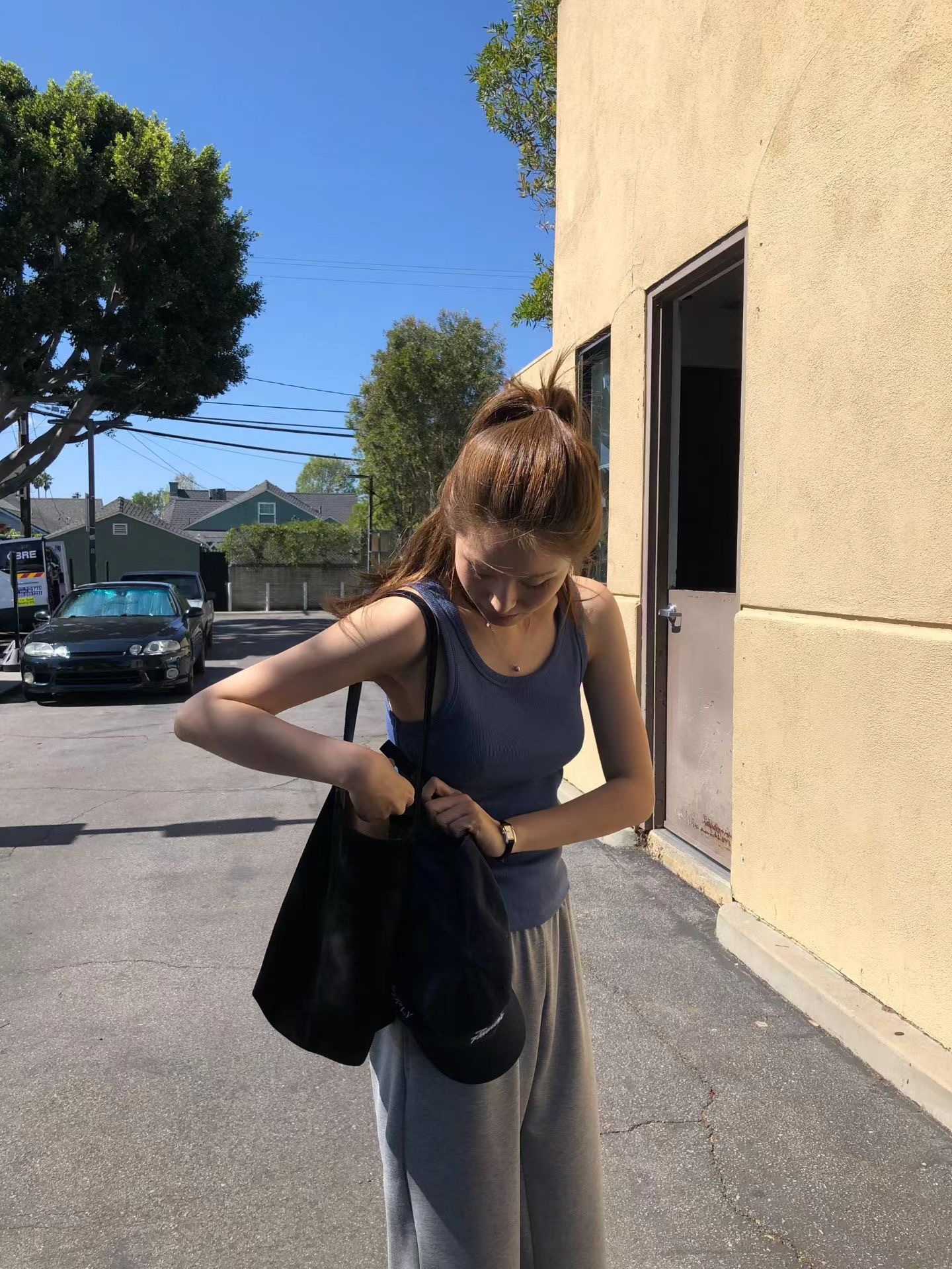 簡約基礎羅紋背心