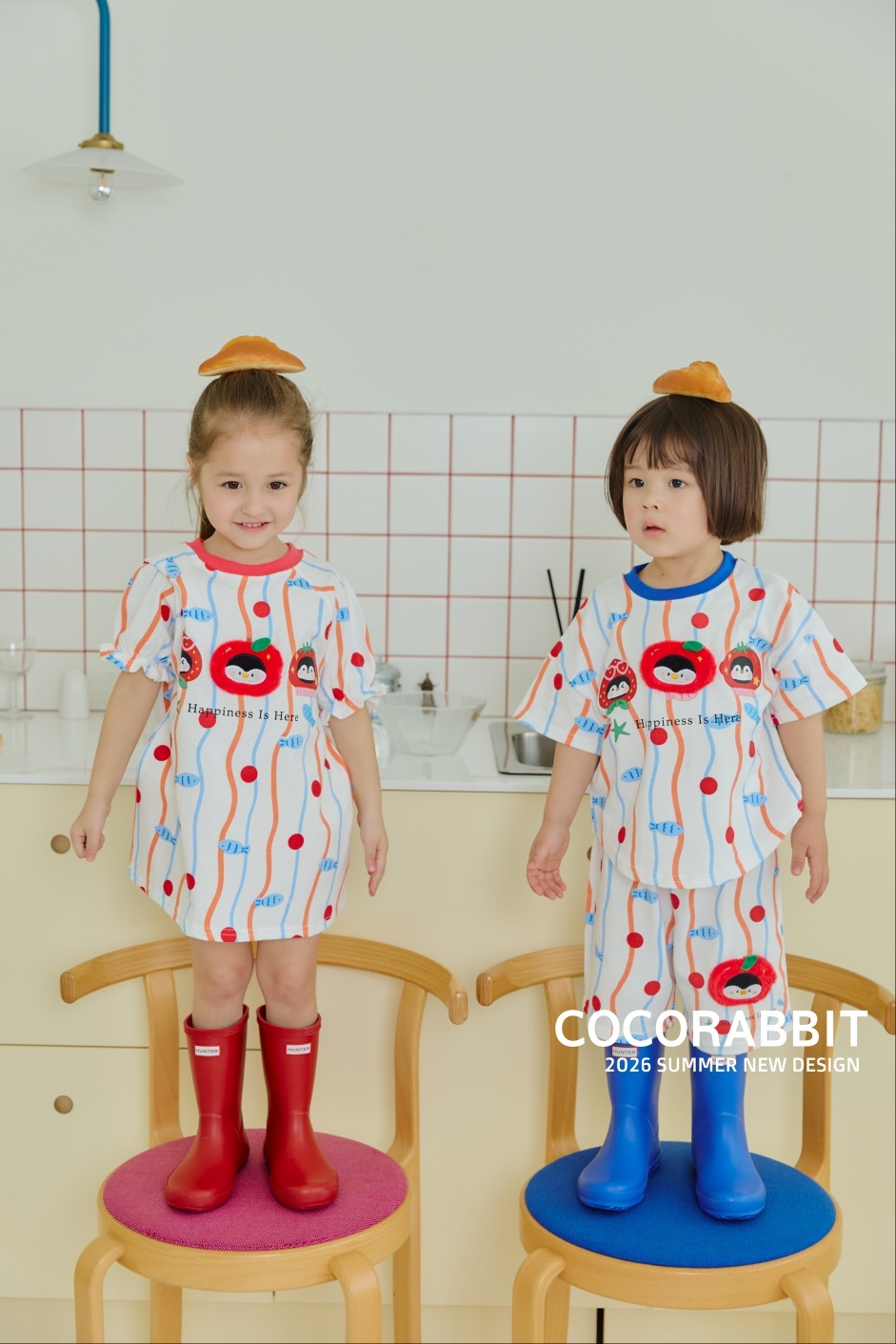 正韓夏Cocorabbit  水果企鵝洋裝