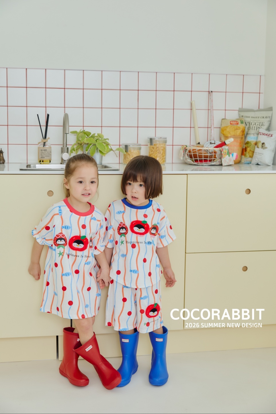正韓夏Cocorabbit  水果企鵝洋裝