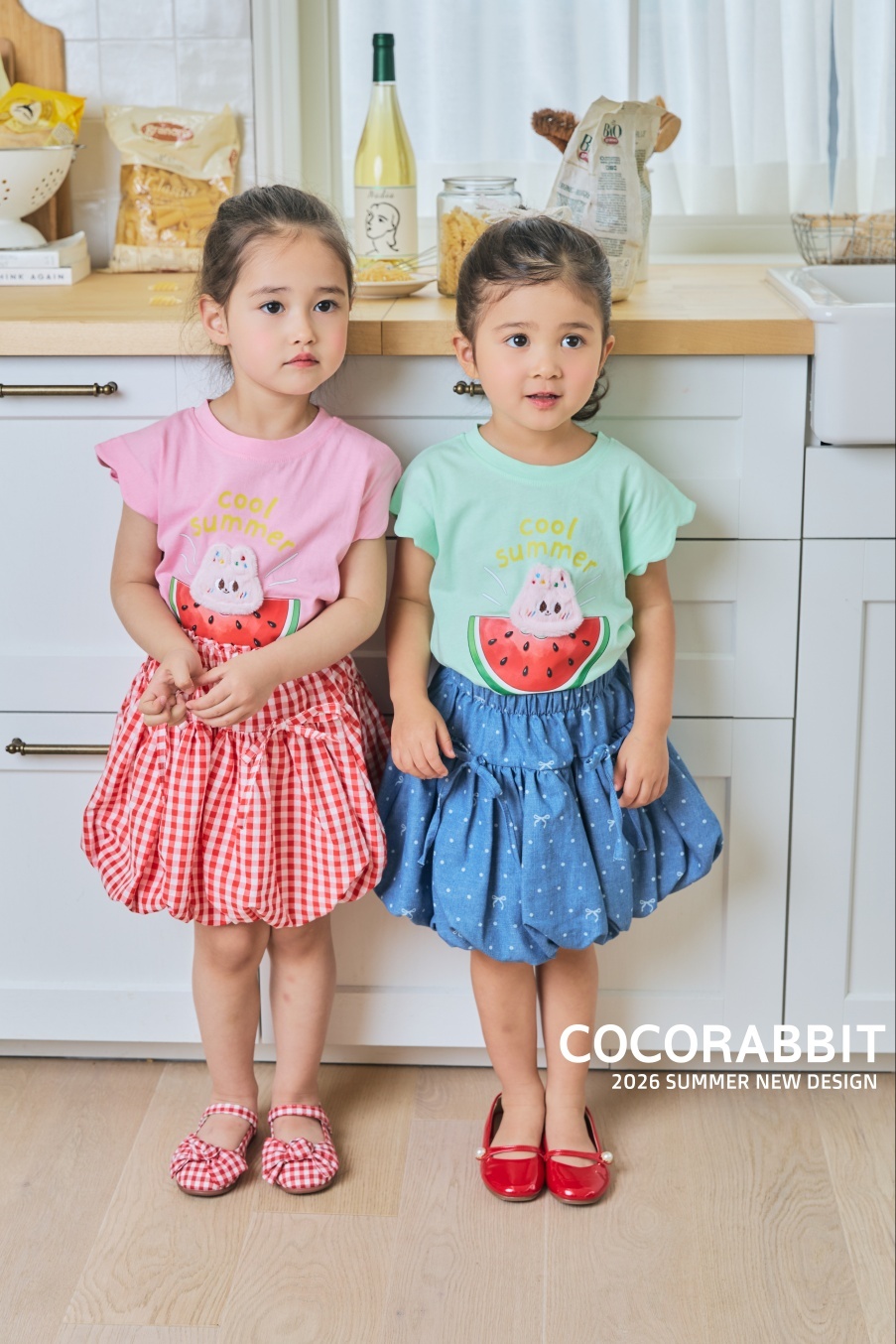 正韓夏Cocorabbit  兩色西瓜兔兔上衣