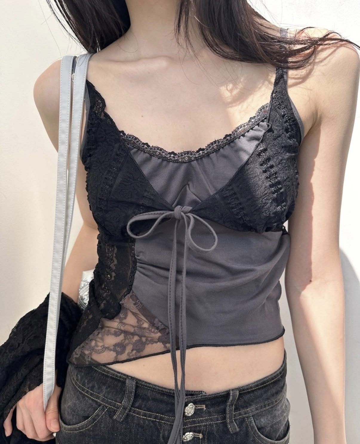 KR LACE SLEEVELESS (3 COLORS)