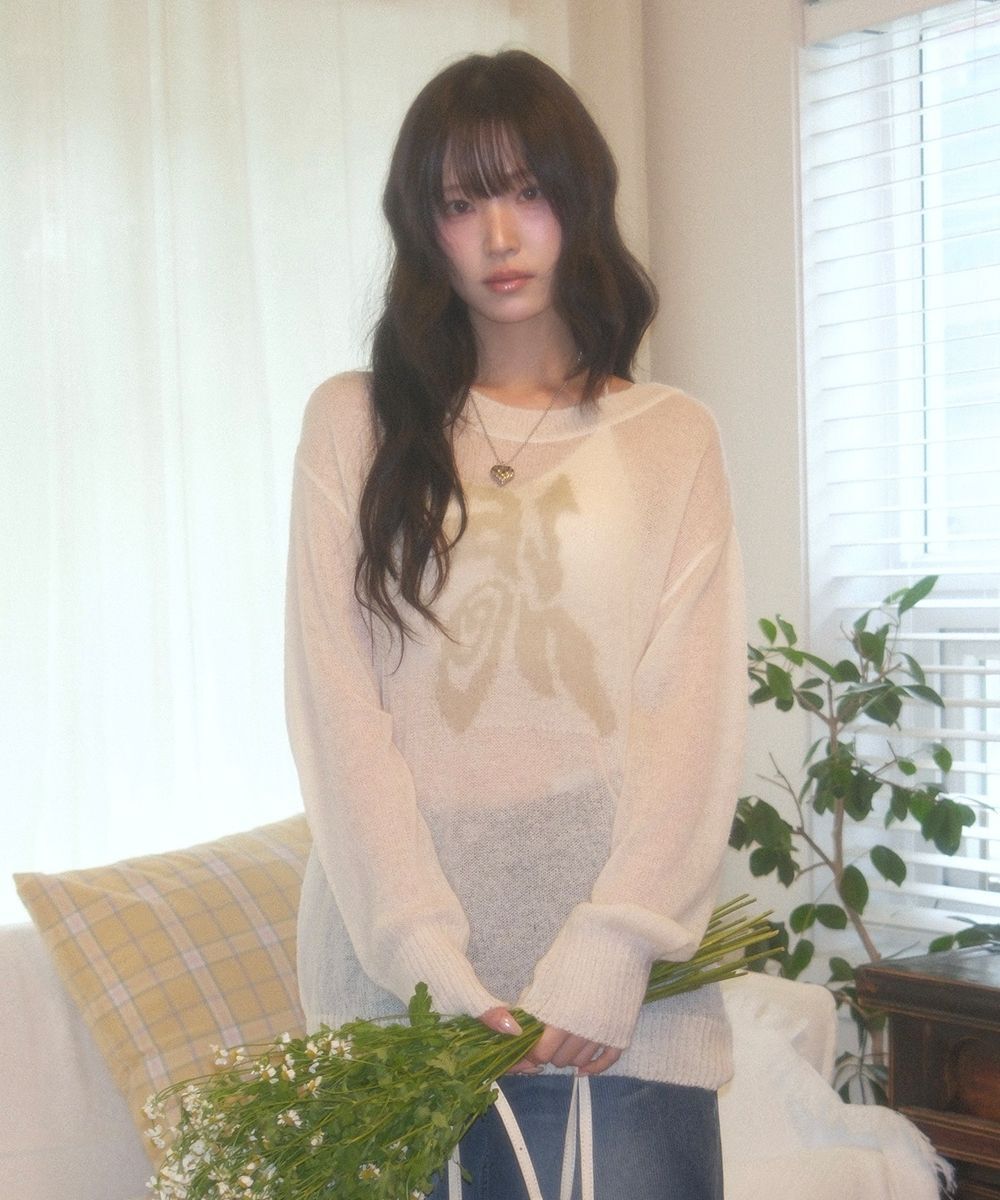 ASON 鏤空針織上衣 AS_P0000CXC