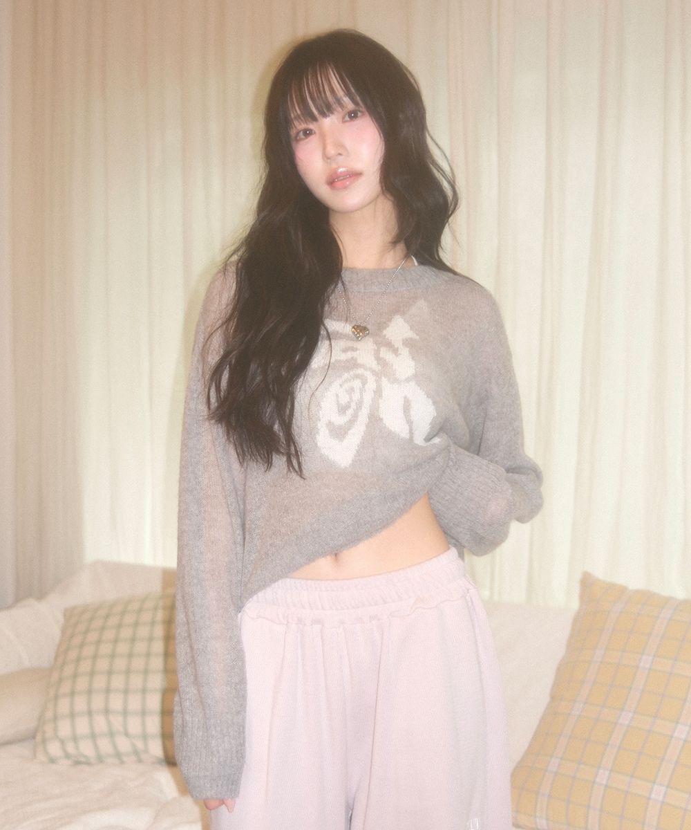 ASON Maze 透視針織上衣 AS_P0000CXB