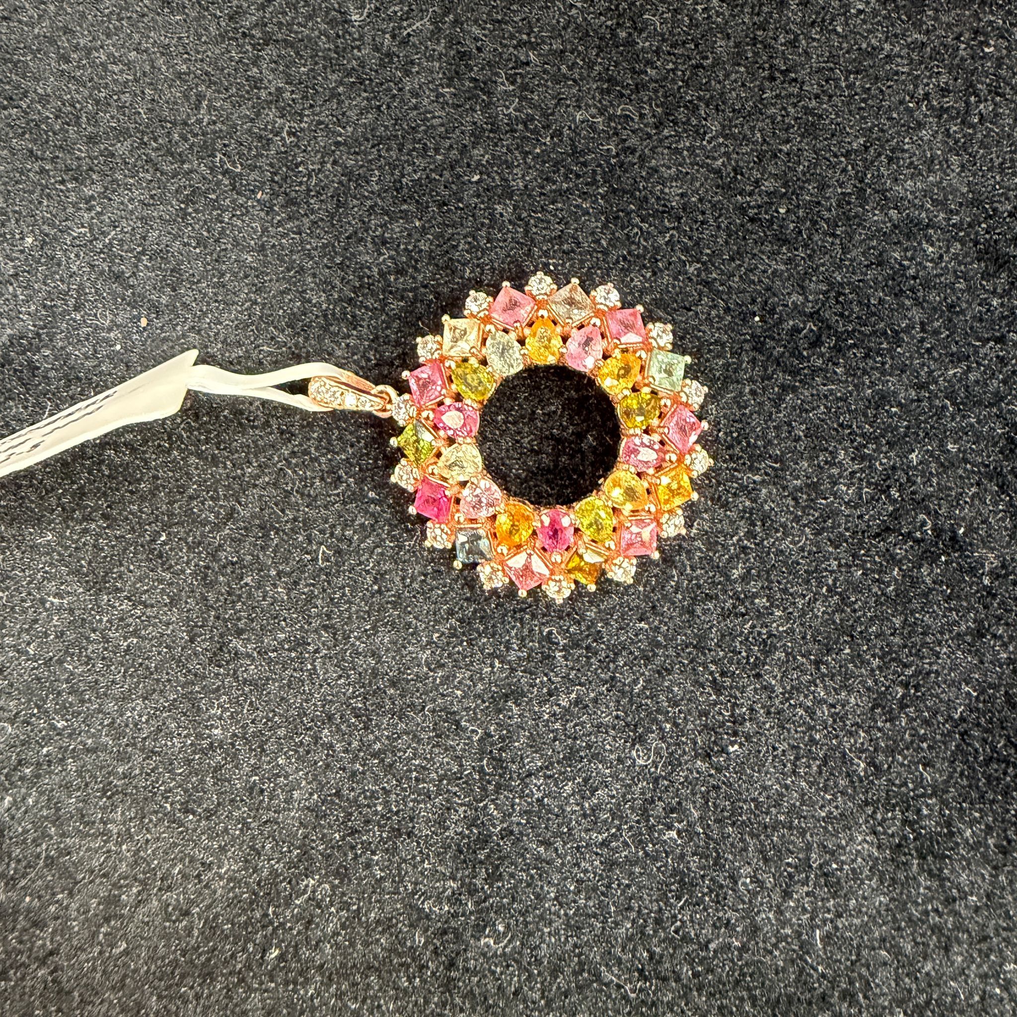 NEC-JJG0406-180 碧璽吊墜  含鏈(A180)