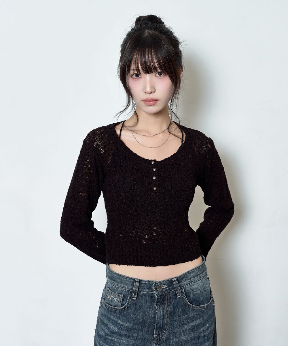 ASON 冰感布克萊針織上衣 AS_P0000CWZ