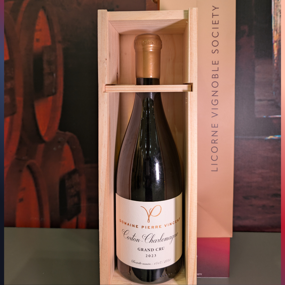 Pierre Vincent 2023 Corton Charlemagne Blanc 原木箱