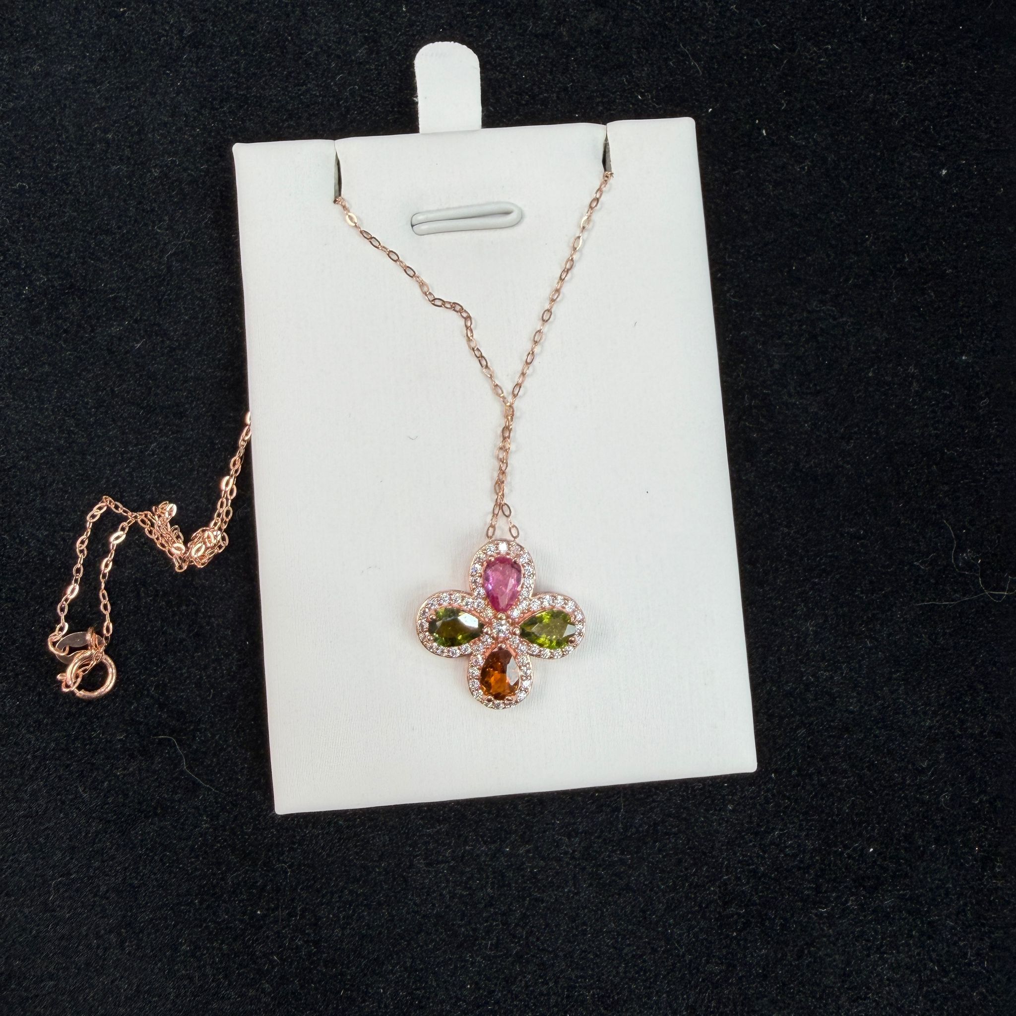 NEC-JJG0406-182  四葉草吊墜 含鏈(A182)