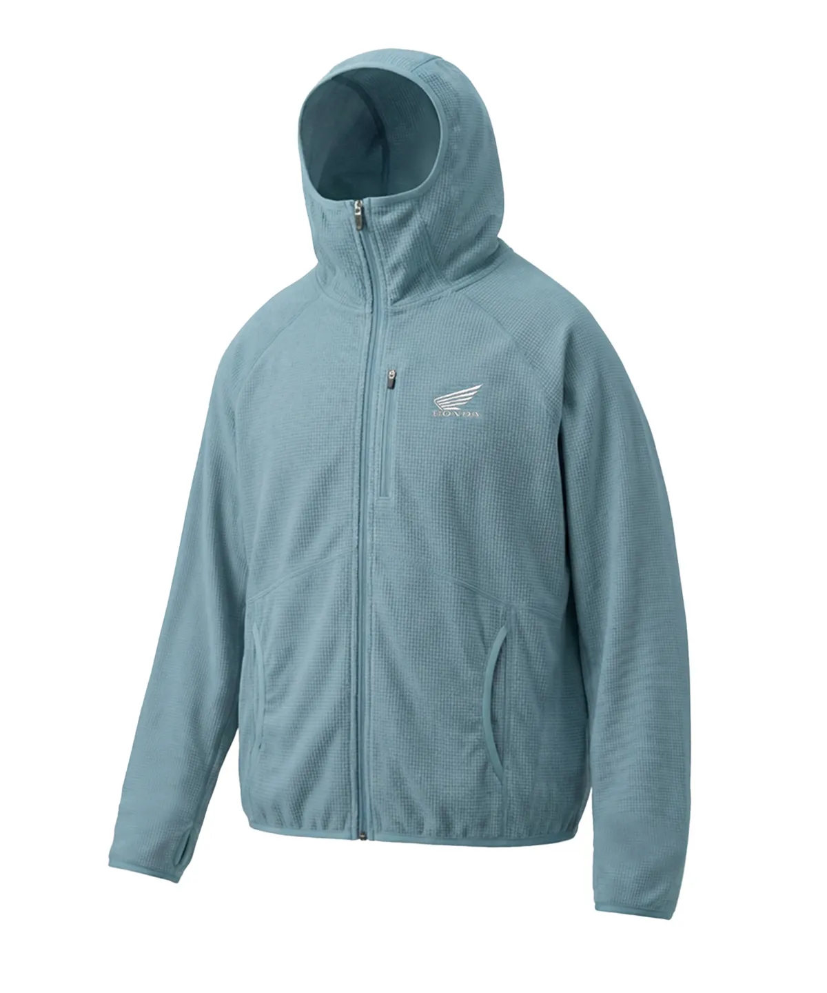 【代購】HONDA H-Tech Grid Fleece 連帽拉鍊外套 刷毛保暖帽T