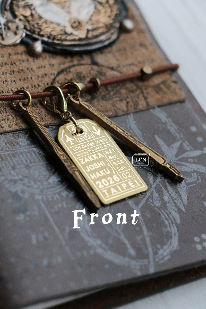 最終値下げ! ZOBAGS GOOD LUCK CHARM メッセンジャー 2026 Limited Brass Charm : Zakka Joshi Haku / Chicago S