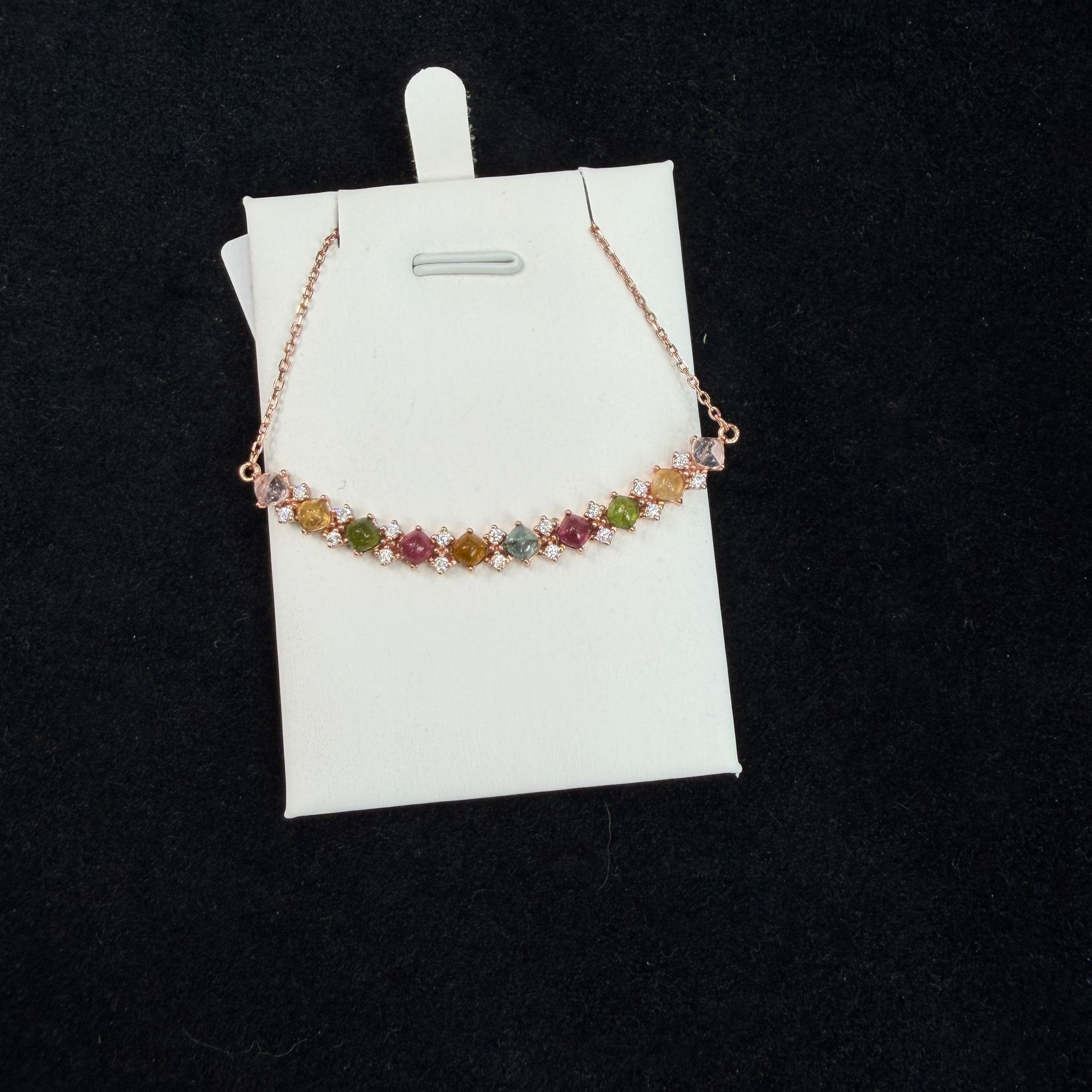 NEC-JJG0406-186 珠珠碧璽吊墜[含鏈] (A186)