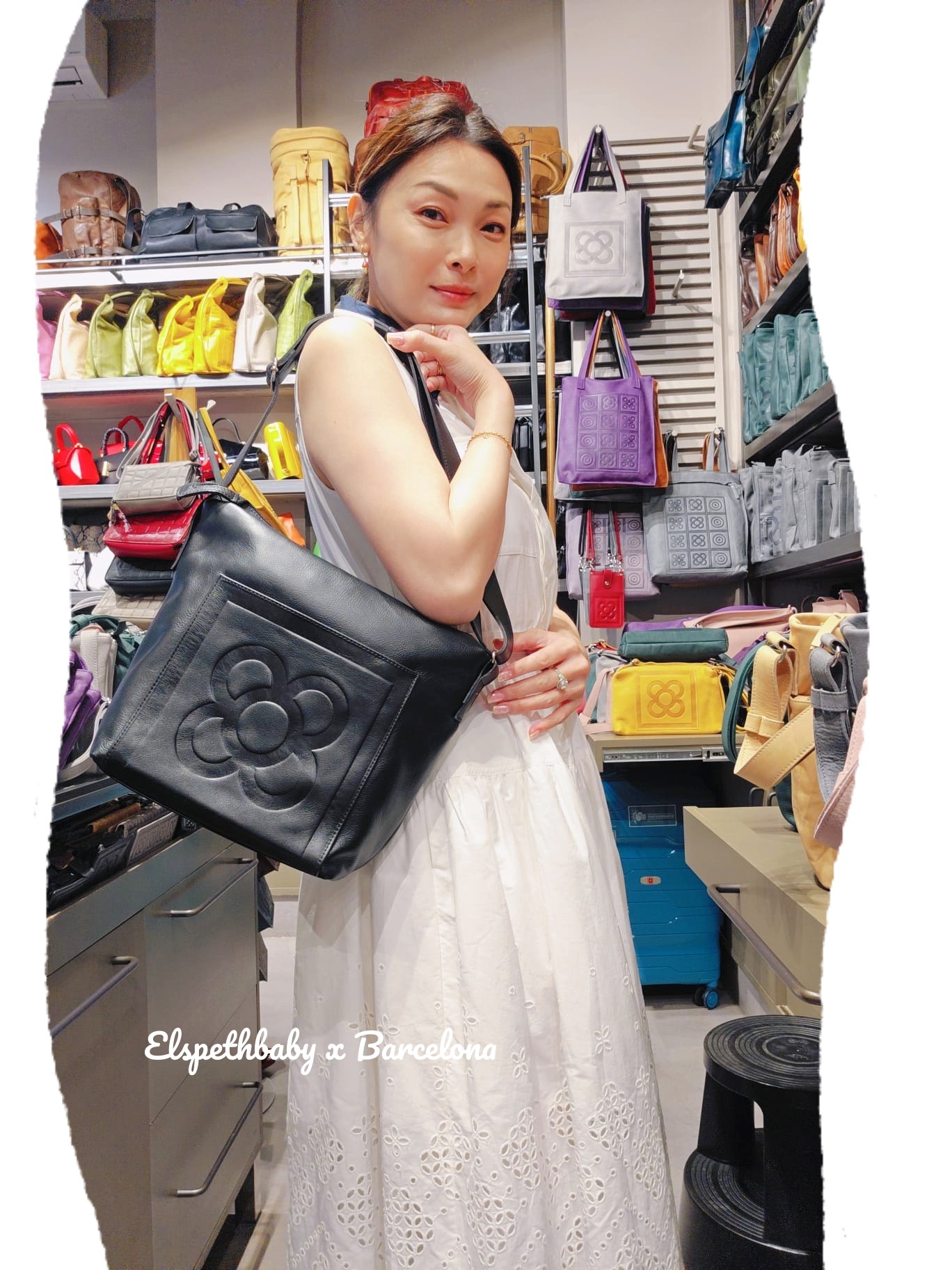 西班牙代購 Barcelona bag B款(全牛皮人手製造）