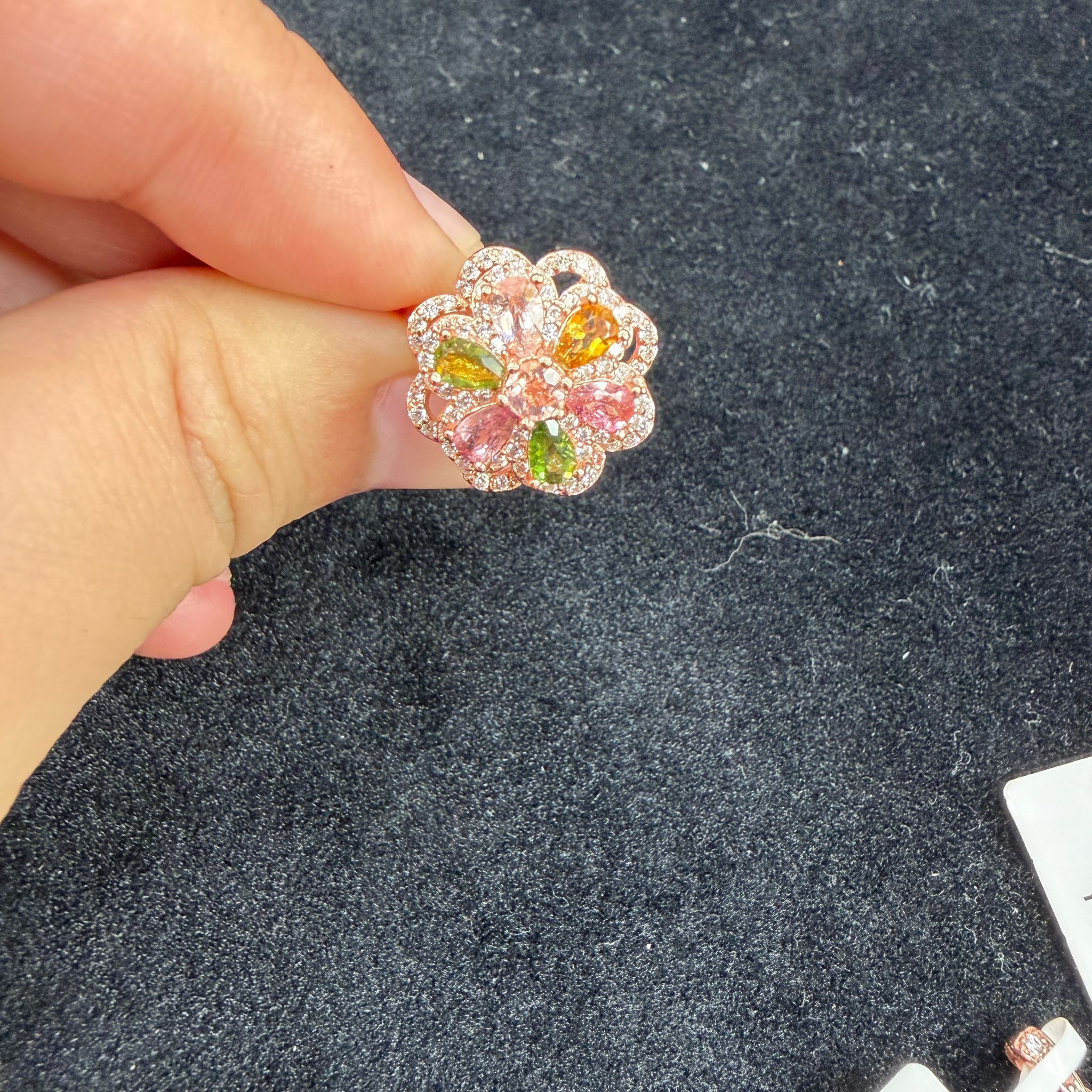 NEC-JJG0406-187  碧璽戒指(A187)