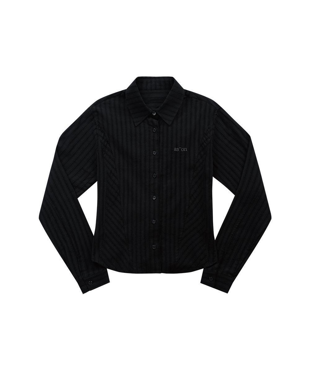 ASON Niko 馬甲襯衫 黑色 AS_P0000CXL