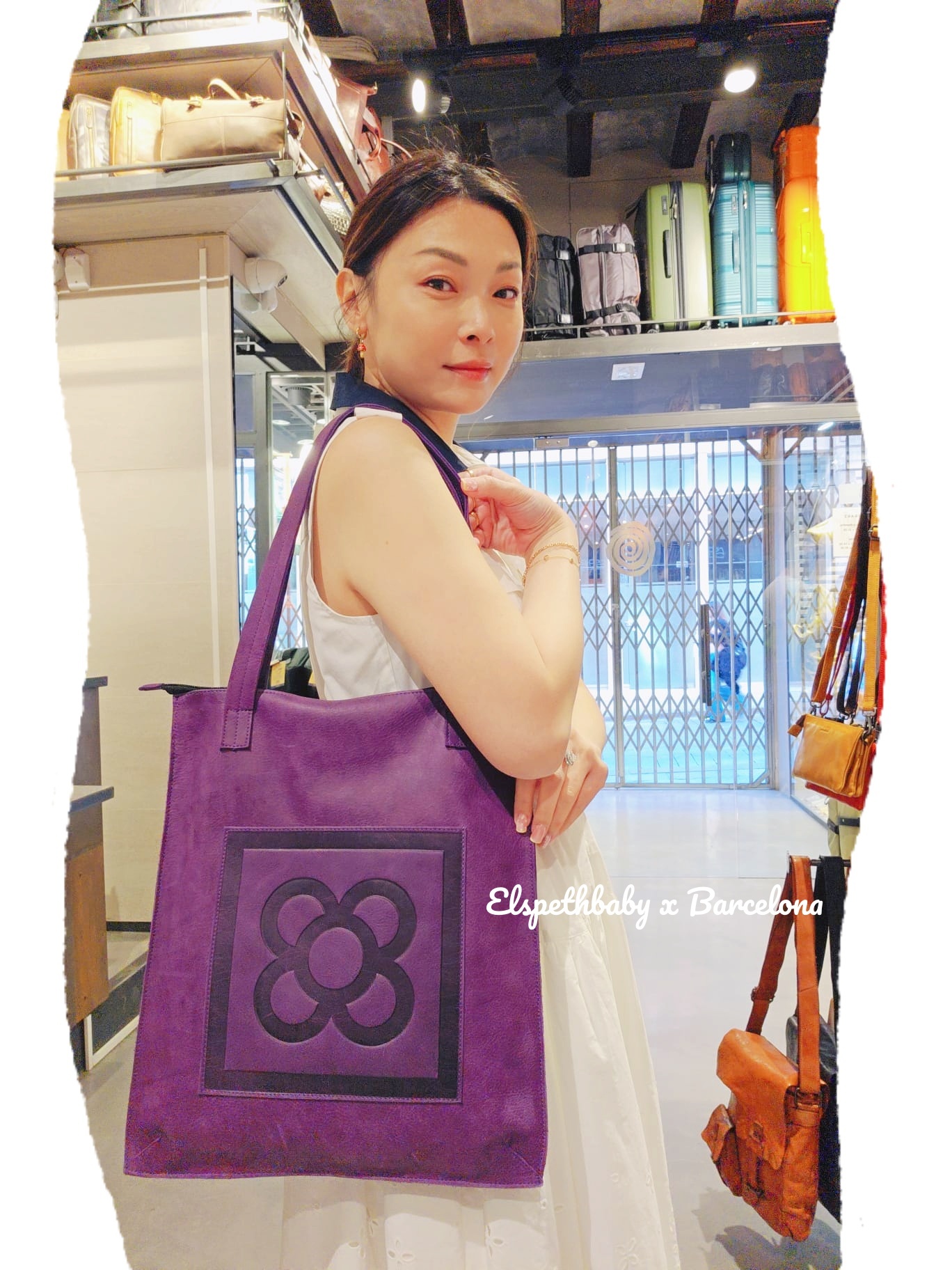 西班牙代購 2327NP Barcelona Rectangular leather shopper bag C款 (全牛皮)