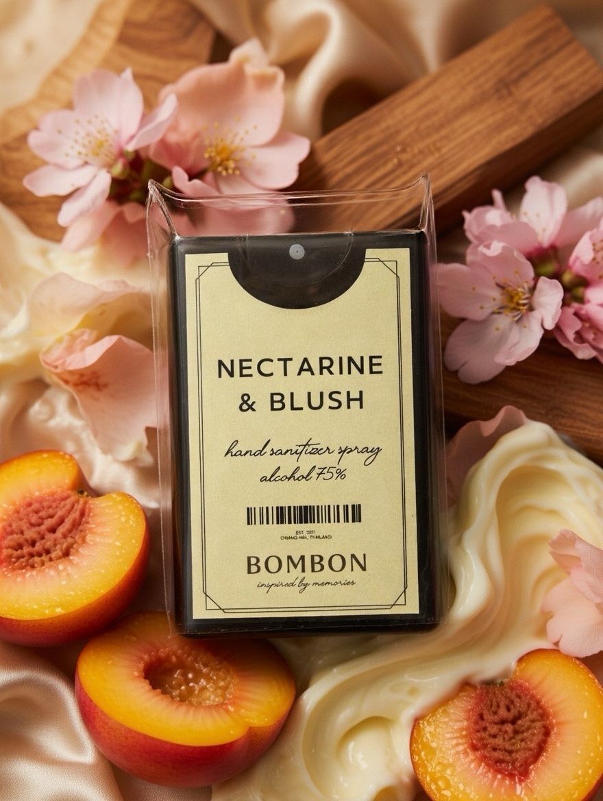 BOMBON油桃與腮紅免洗消毒噴霧