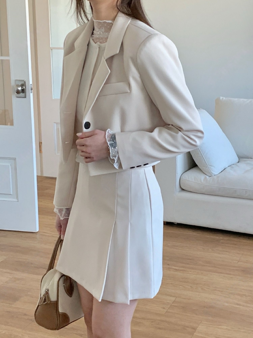 Myrca 優雅百摺褲裙 [ 3色 / S,M ]