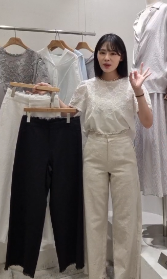 GI6038 日系柔軟棉麻流蘇長褲