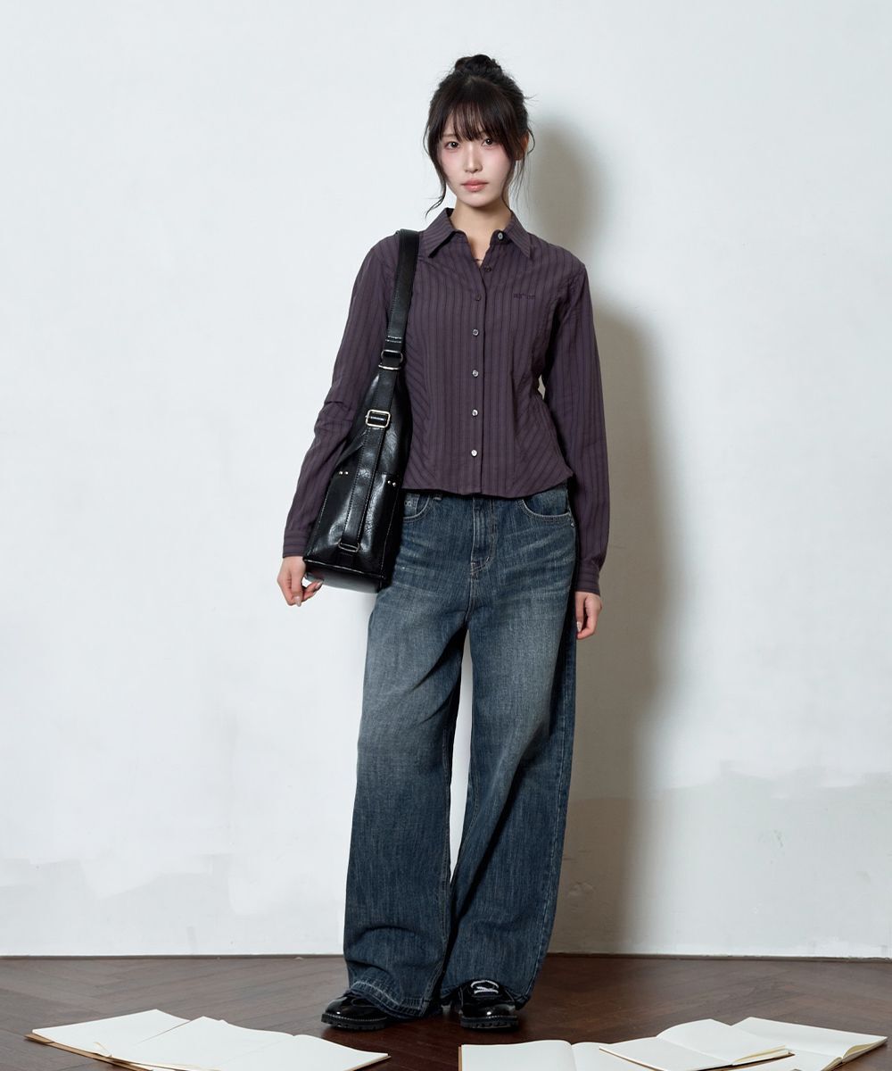 ASON 水洗褪色丹寧褲 AS_P0000CWN