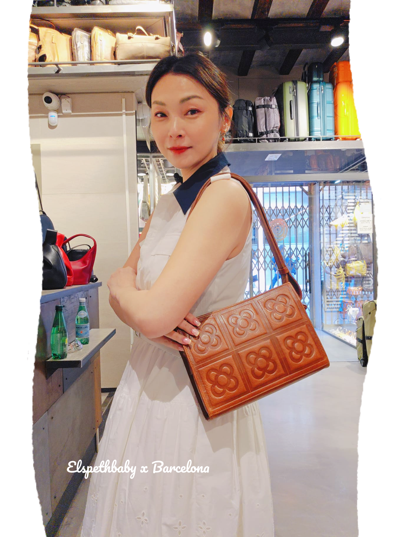西班牙代購 Barcelona Flor de Barcelona Tile Shoulder bag（6格格）