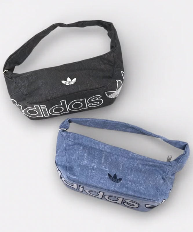 【預訂】 ADIDAS Denim Shoulder Bag 牛仔風便當包