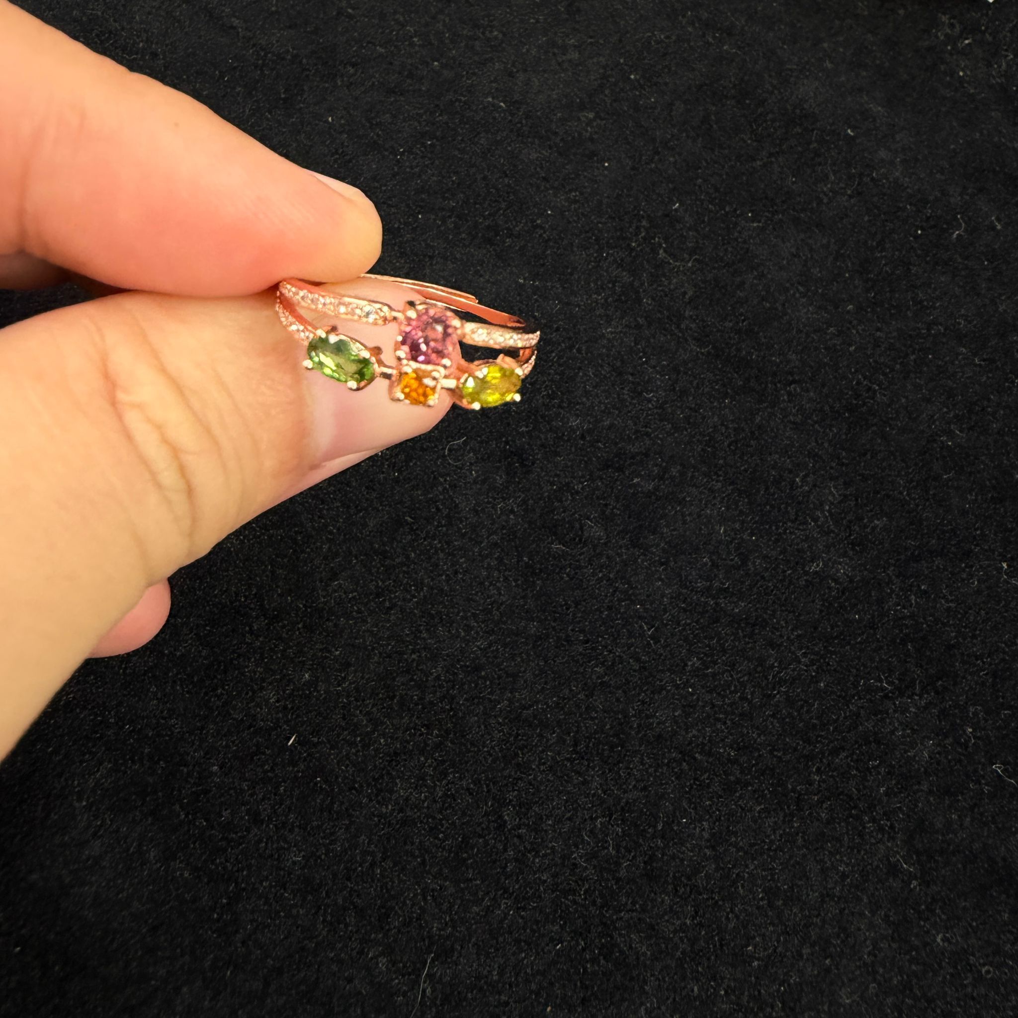 NEC-JJG0406-194 4色排戒[開口戒] (A194)