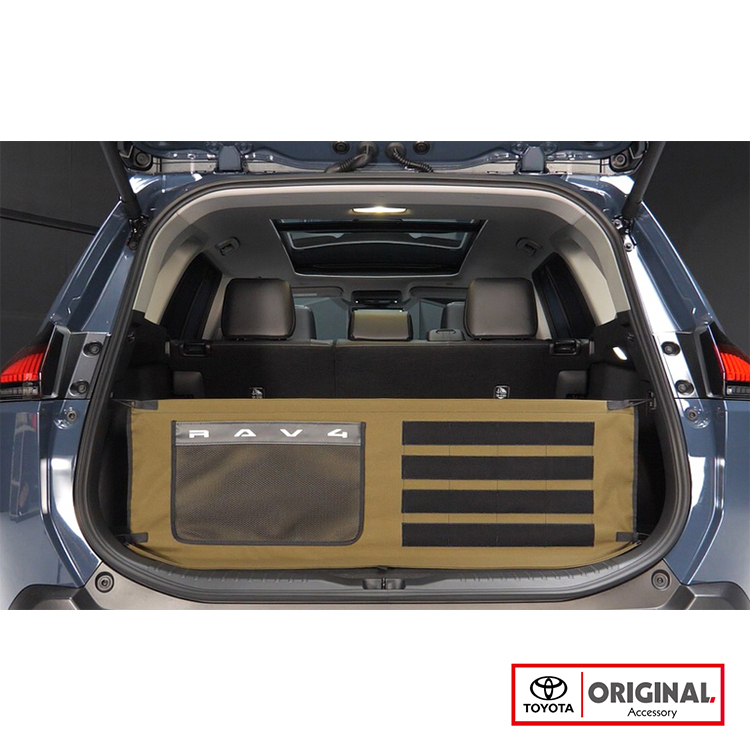 TOYOTA日規選配件-後車廂防掉落置物網 TOYOTA RAV4 6代