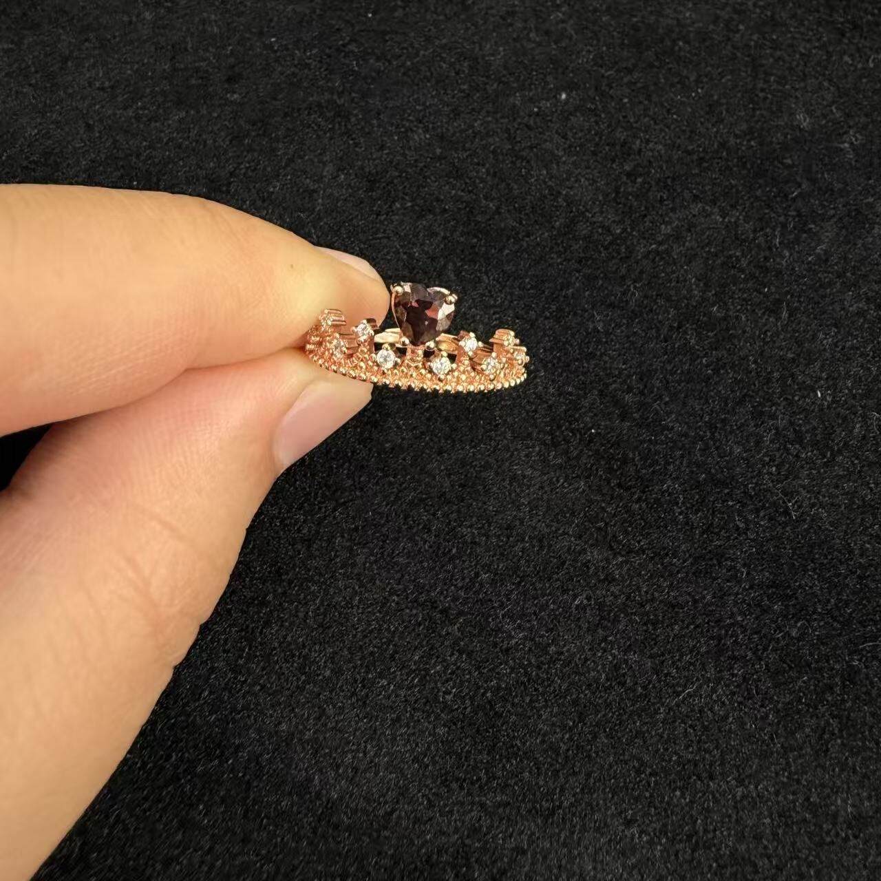 NEC-JJG0406-195 皇冠戒指[開口] (A195)