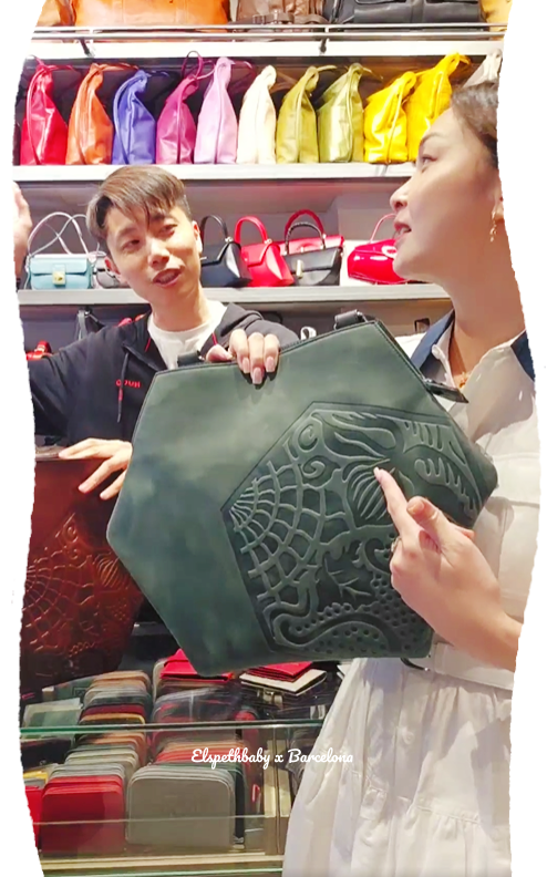 西班牙代購 Barcelona BAG AF款(全牛皮-名設計師設計）