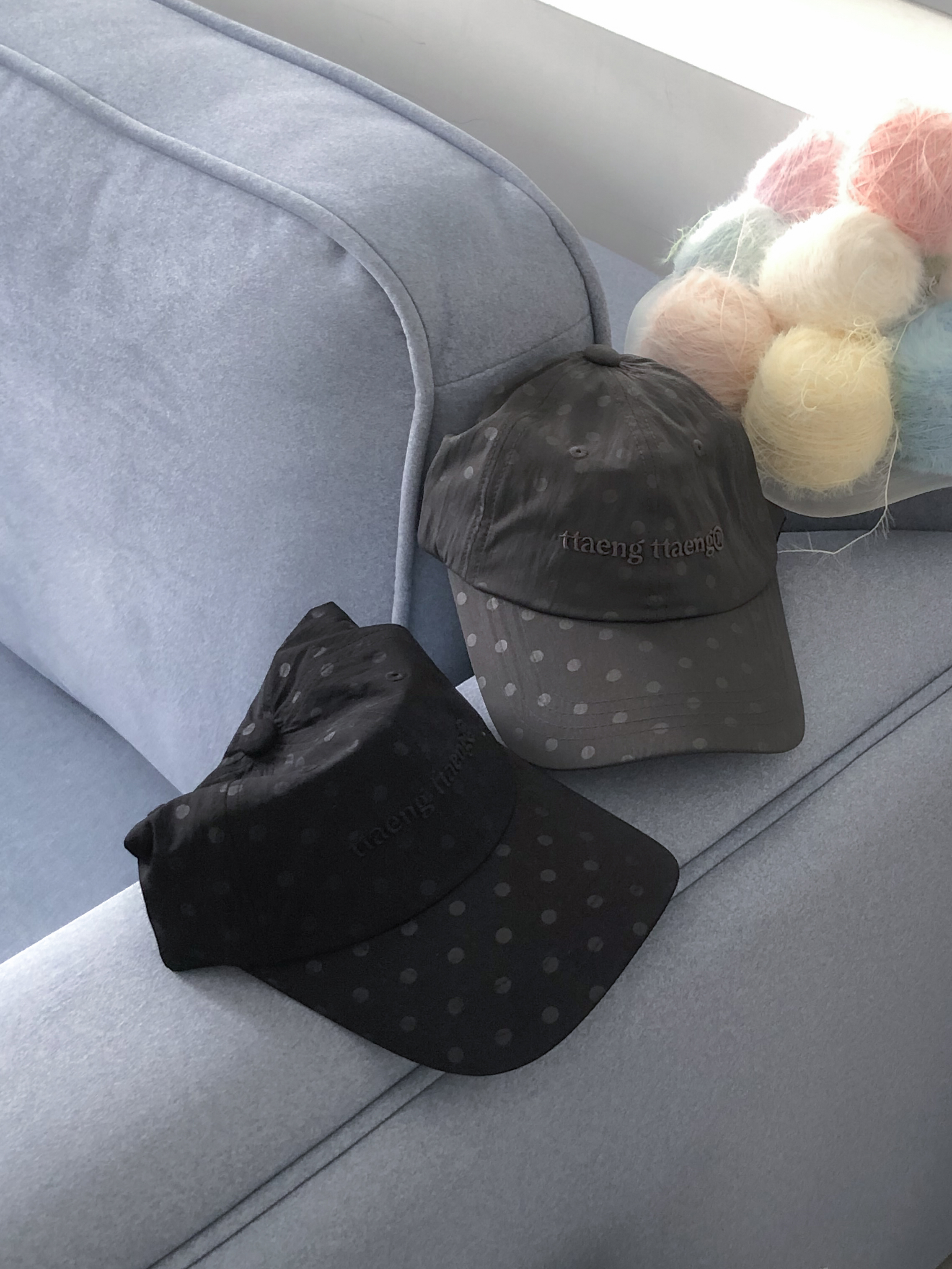 dot cushion ball cap #棒球帽