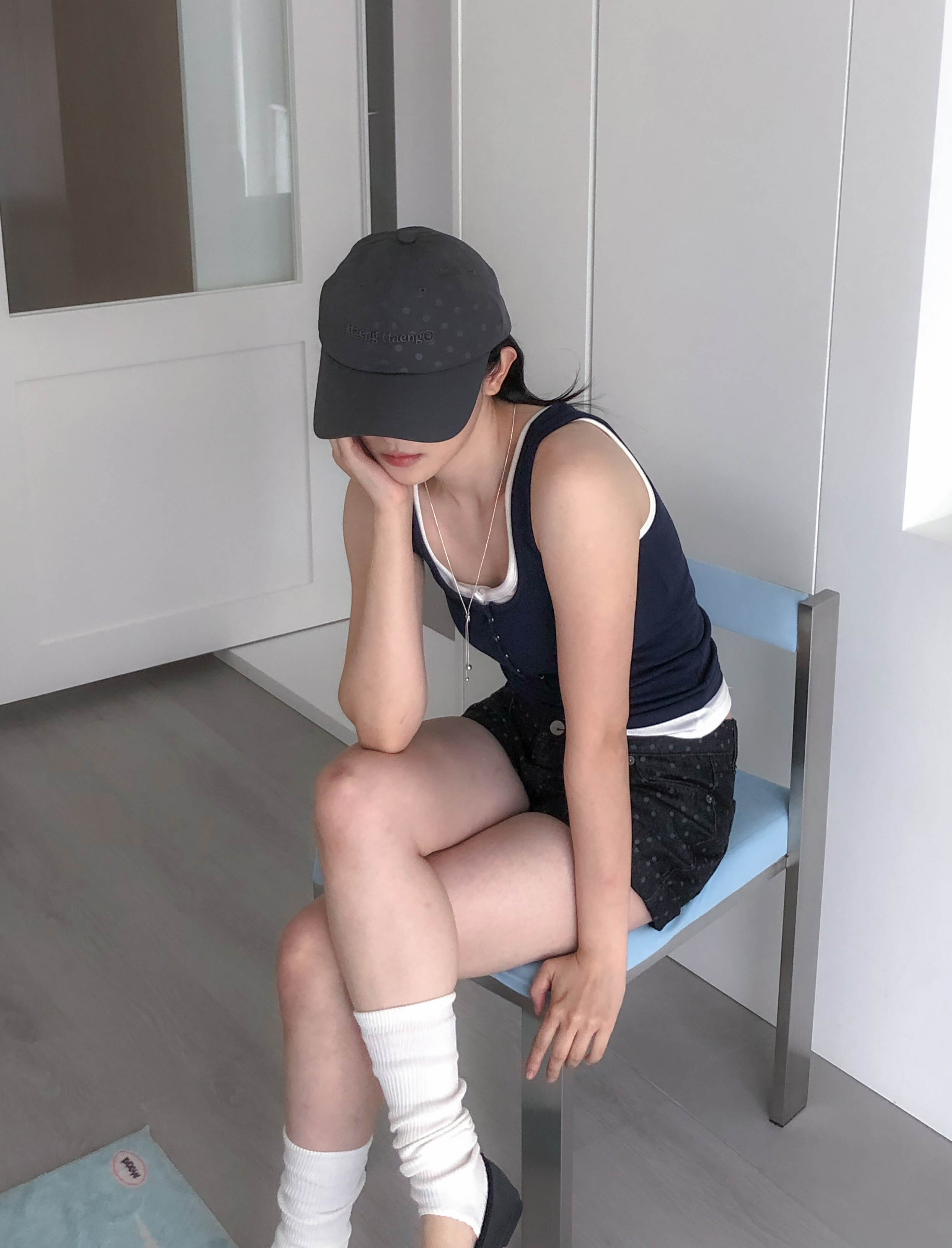 dot cushion ball cap #棒球帽