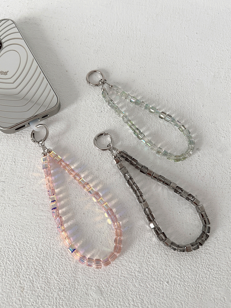 品牌選品｜磁場大爆發 · 亮亮石水晶手機掛繩