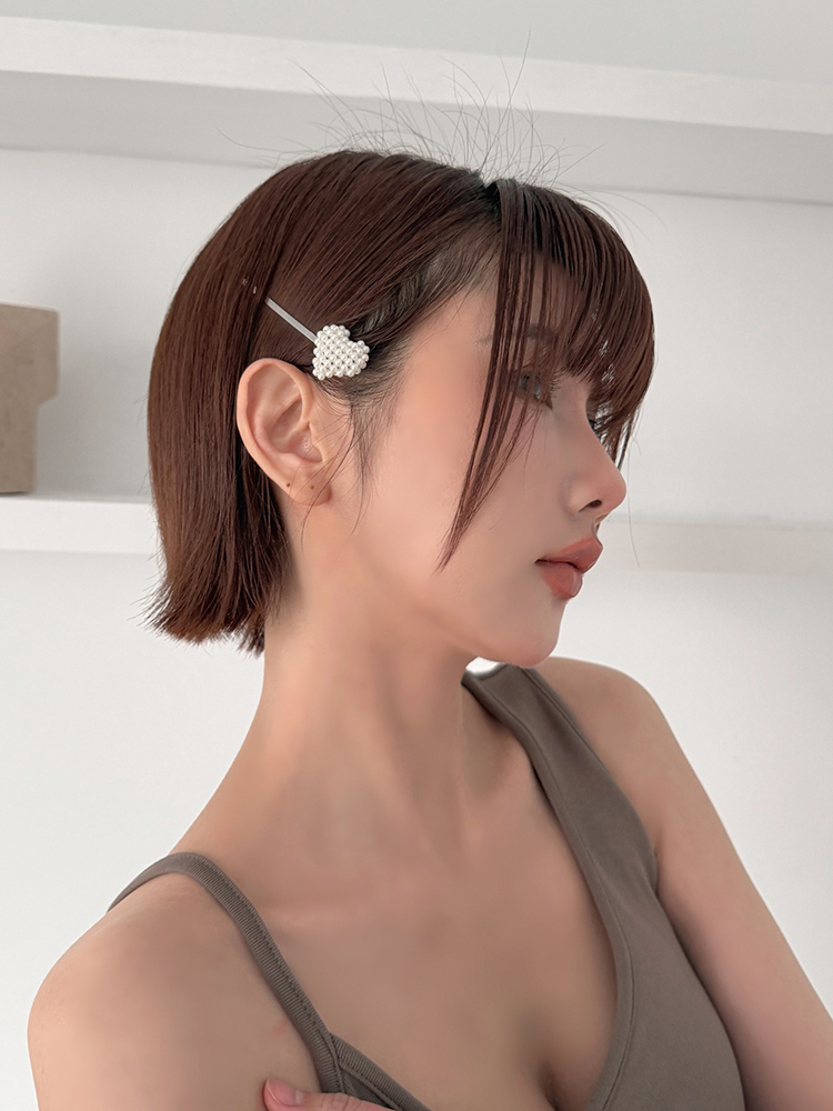 品牌選品｜珍珠愛心髮夾 (3款)